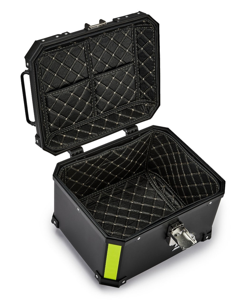 Universal 45L Motorcycle Scooter TopBox Case + Pillion Back-Rest & Fitting Kit