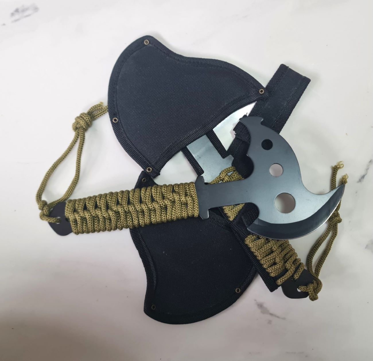 Ultimate Survival Camping Axe, Fishing Trip Axe, Field Hand Tool, Wood Axe