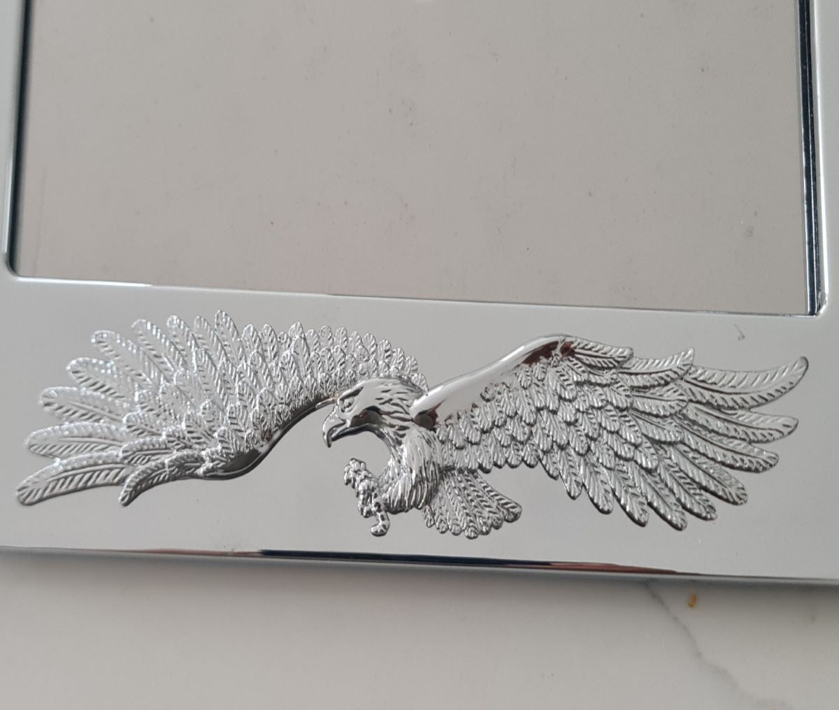 Eagle License Plate Trim-Motorcycle-Custom Bike-Cruiser-Chopper-Trike