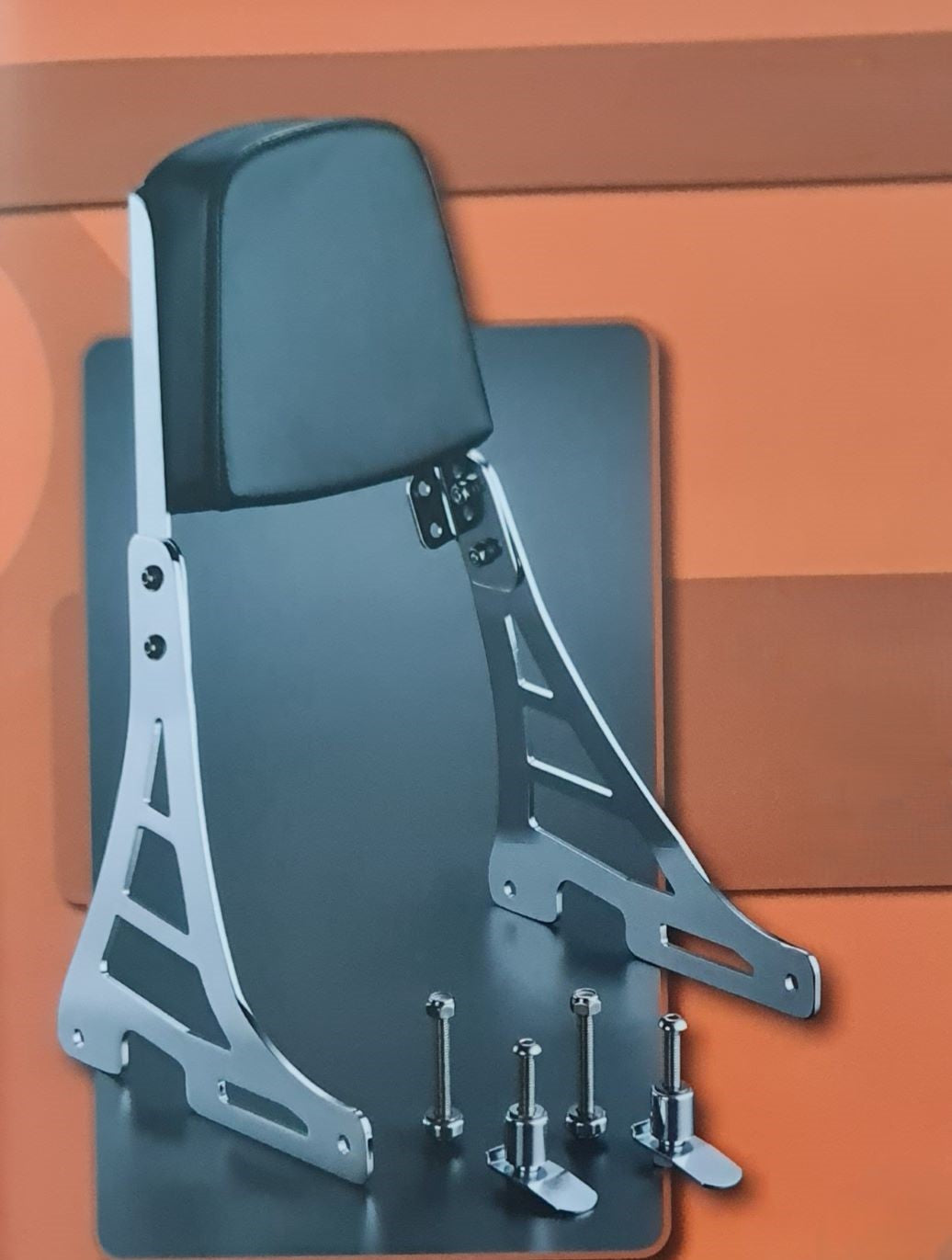 Harley Davidson XL883/1200-04-05 Sissybars from Mapam Italy, Motorcycles Pillion Backrest HDM3001BN 8/1