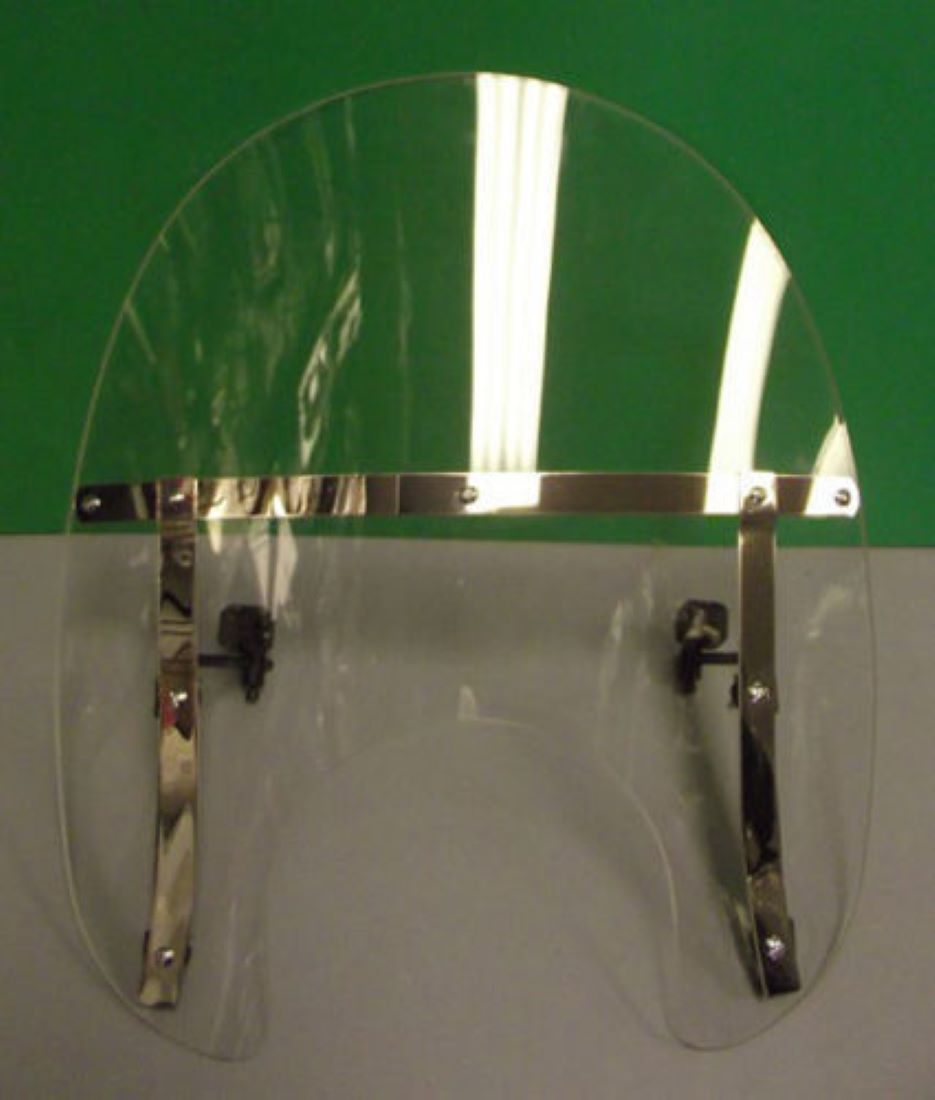 Pheonix II USA Style Motorcycle Windshield-Cruiser, Chopper, Custom Bike-Trikes