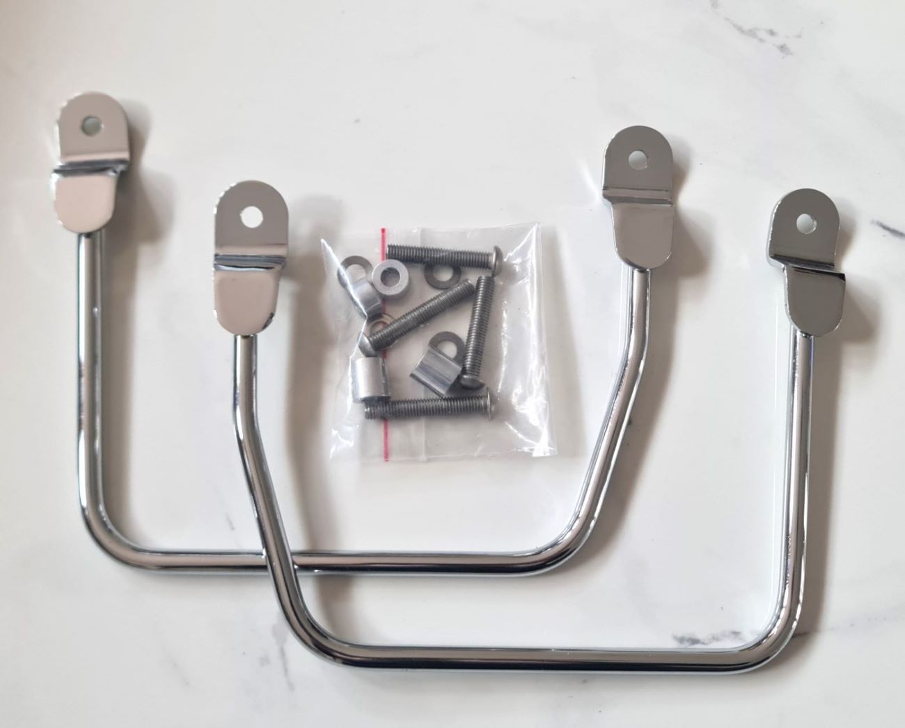 Motorcycle Saddlebag Support Kit Yamaha XV1600 Wild Star, Road Star, Mapam Italy