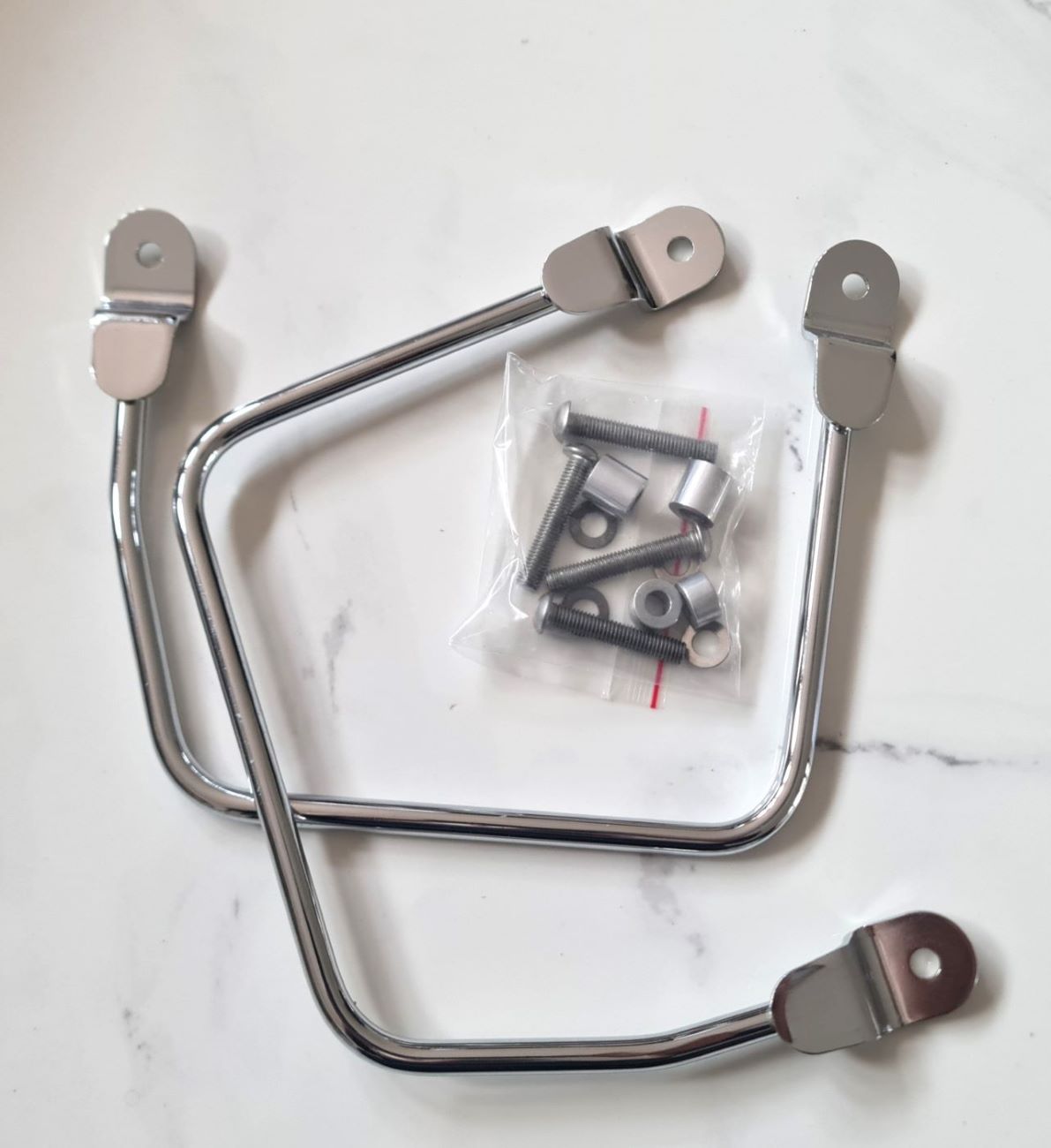 Motorcycle Saddlebag Support Kit Yamaha XV1600 Wild Star, Road Star, Mapam Italy