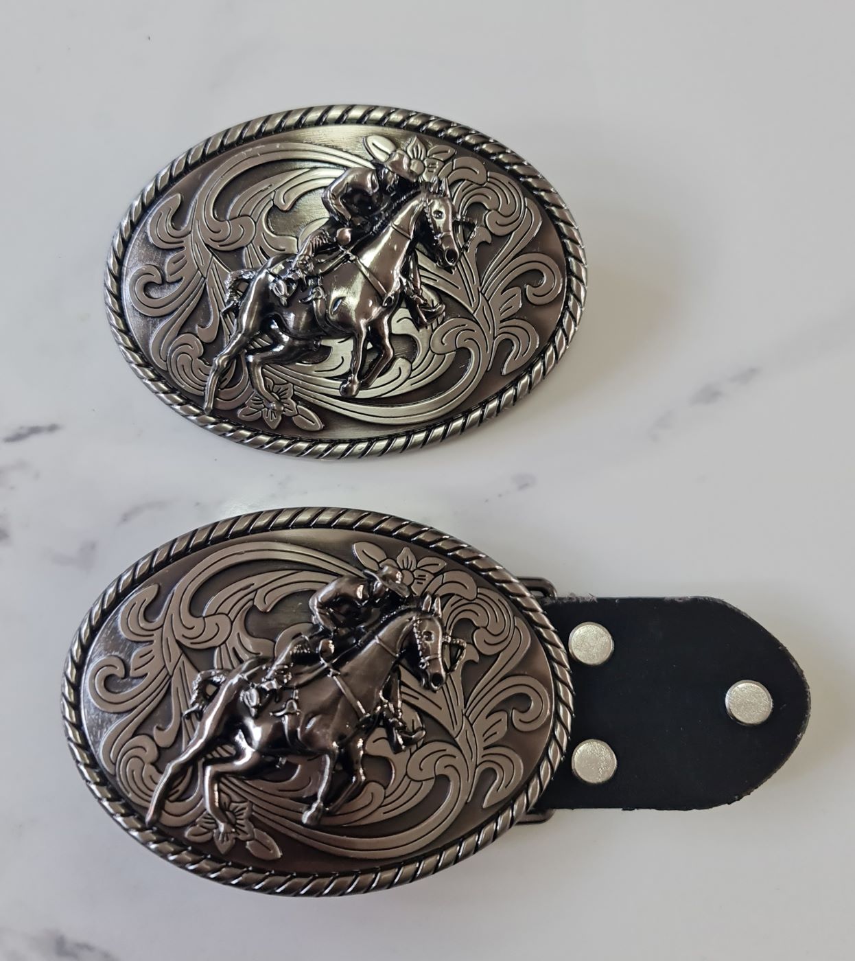 Horse Rider Rodeo Western Belt &amp; Buckle Rodeo Horse Riding Unisex Belt &amp; Buckle