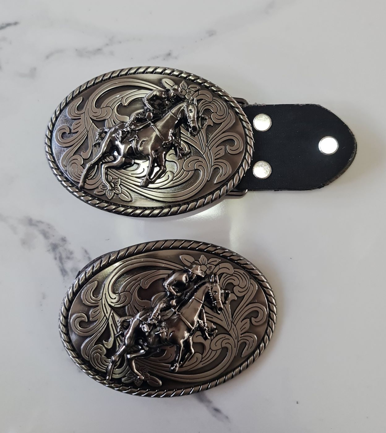 Horse Rider Rodeo Western Belt &amp; Buckle Rodeo Horse Riding Unisex Belt &amp; Buckle