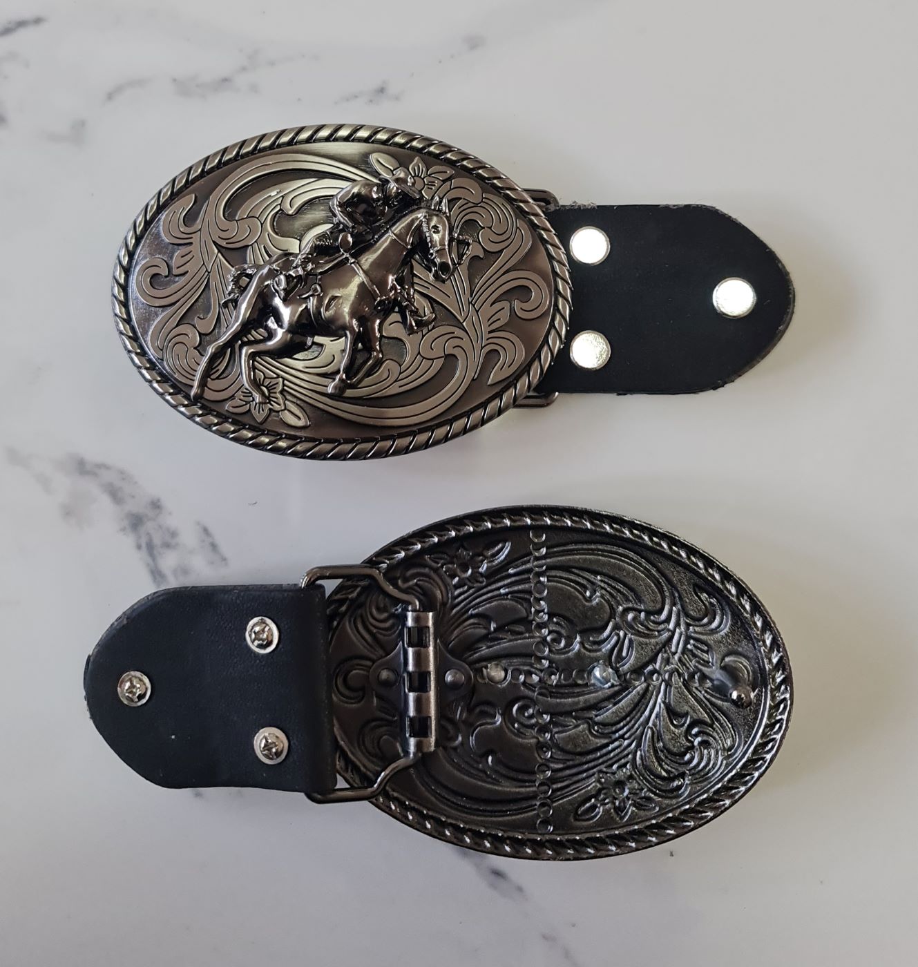 Horse Rider Rodeo Western Belt &amp; Buckle Rodeo Horse Riding Unisex Belt &amp; Buckle