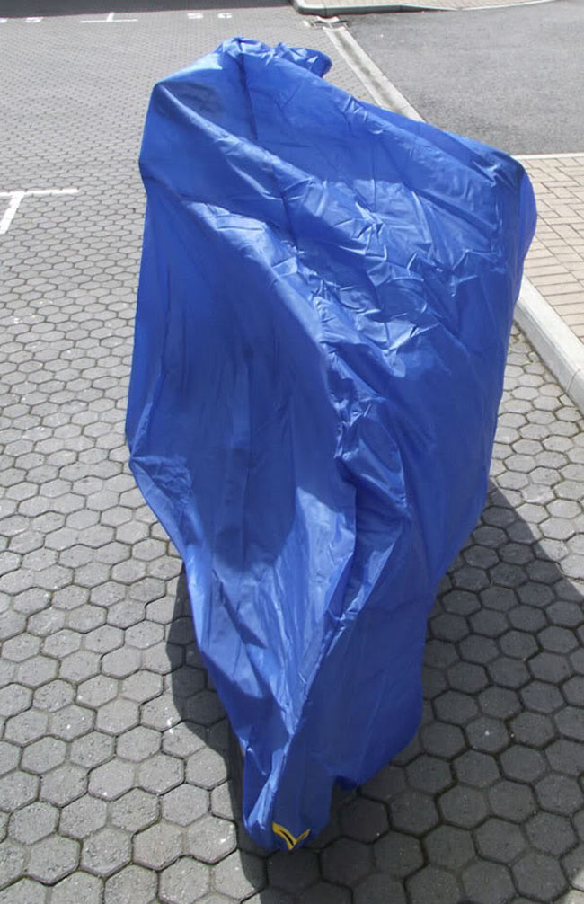 Universal 250T Terylene Waterproof Cloth Motorbike, Motorcycle cover for Big Cruiser Bikes, Custom Bikes Blue