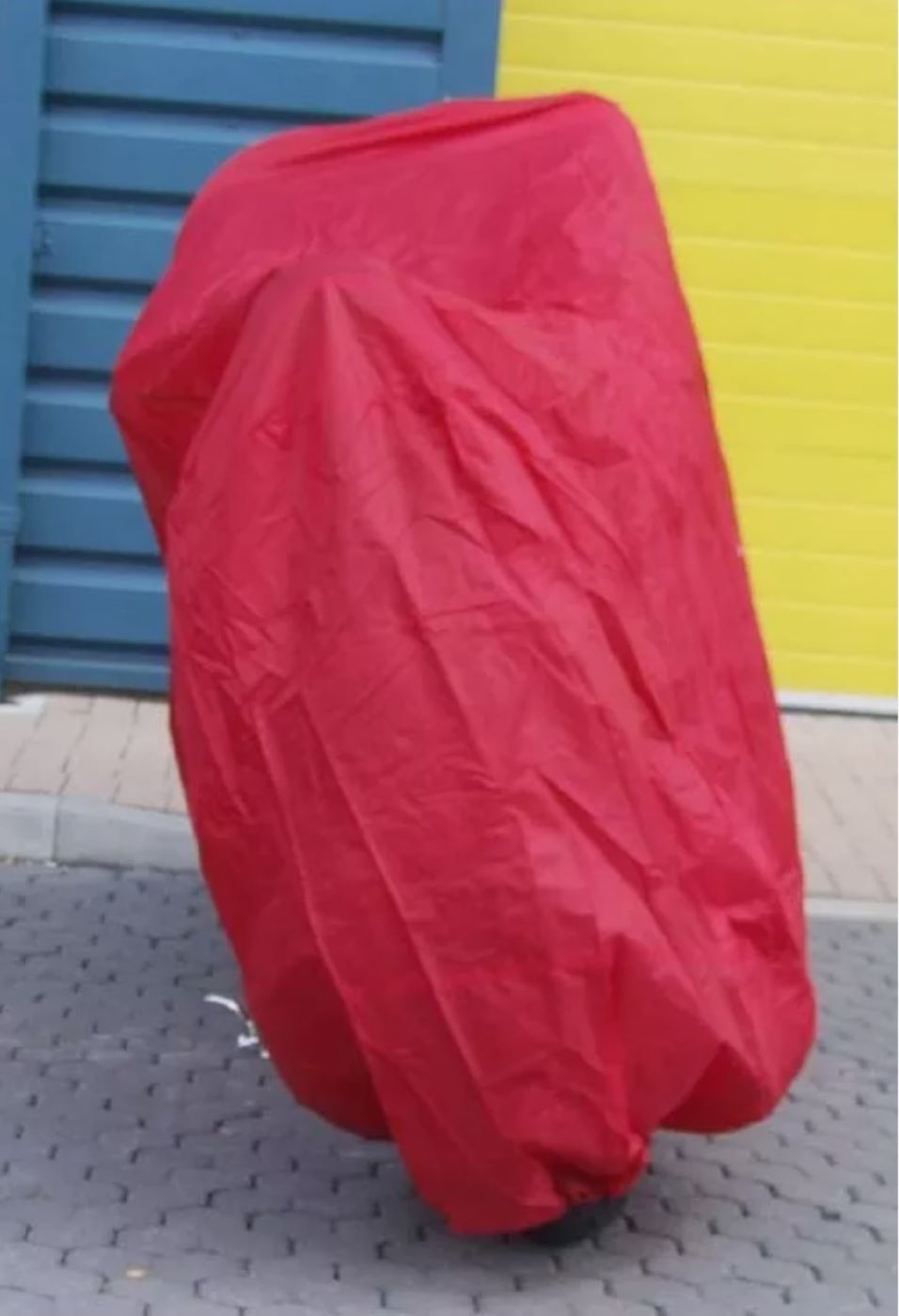 300D Oxford Cloth Motorcycle Cover, Fits Most Sport Bikes, Scooters, Mopeds, Small Quads Red