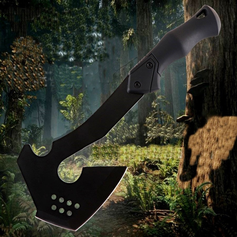 Ultimate Camping Survival Axe, Fishing, Fire, Trip Field Hand Tool Collectable A25N