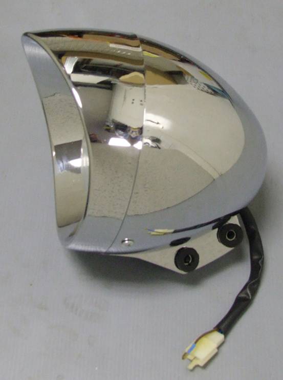 Motorcycle 7" Headlight, Classic Light for Custom Bikes-Choppers-Cruisers-12V-35Watt, Trikes