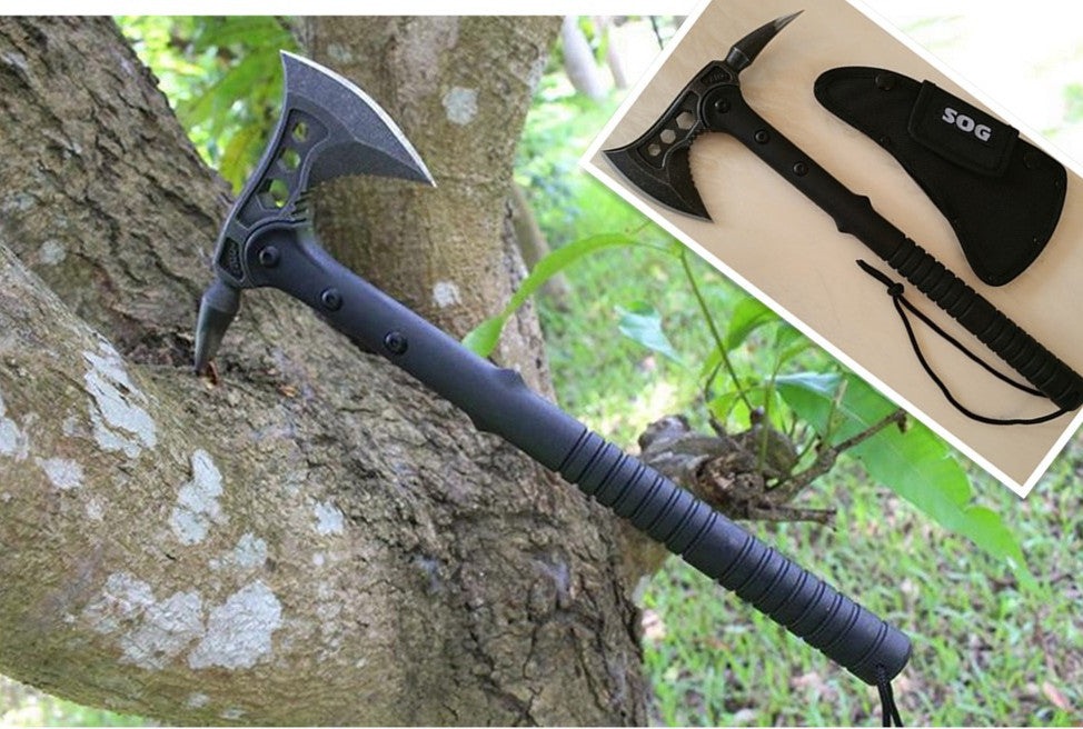 Ultimate Camping Survival Axe,Fishing Trip Axe Field Hand Tool, Wood Axe FB02