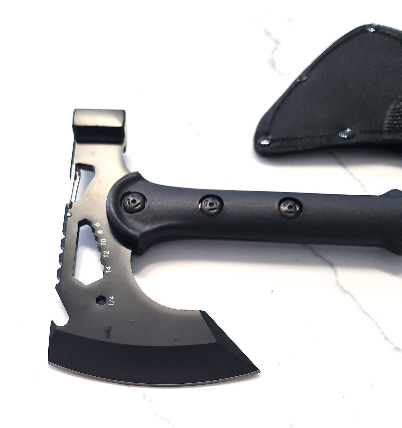 Multi Functional Survival Hammer Axe for Camping, Fishing, Outdoors