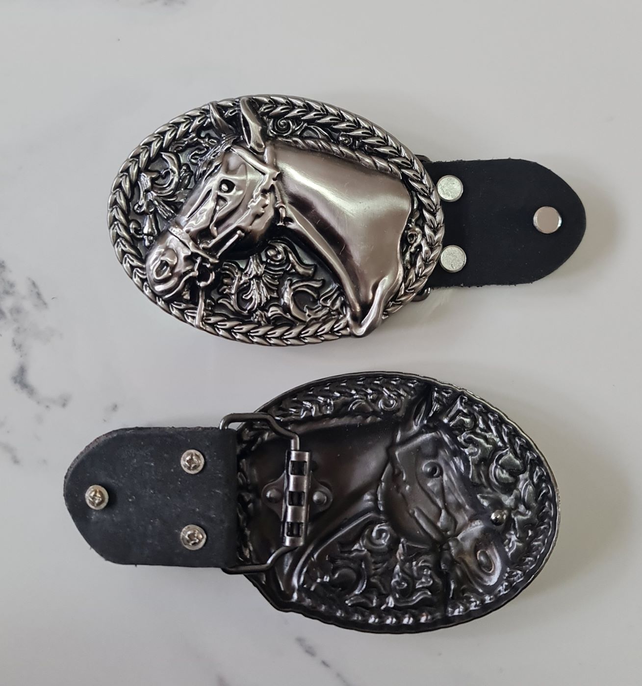 Horse Head Rodeo Western Belt and Buckle Rodeo Horse Riding Unisex Belt and Buckle