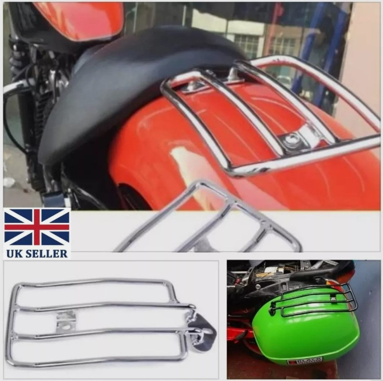 Solo Motorcycle Luggage Rack-Universal-fit XL883/1200 & Custom Bikes-Motorcycles Luggage carrier