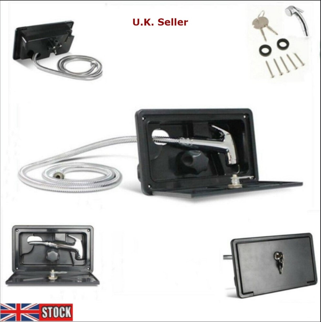 RV External Shower Kit For Caravan Camper Van, RV External Shower Kit Motorhome